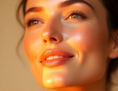 Image representing glowing, healthy skin